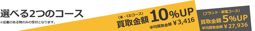 選べる2つのコース